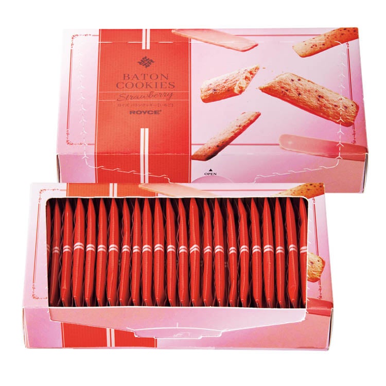 Kemasan ROYCE' Baton Cookies Strawberry
